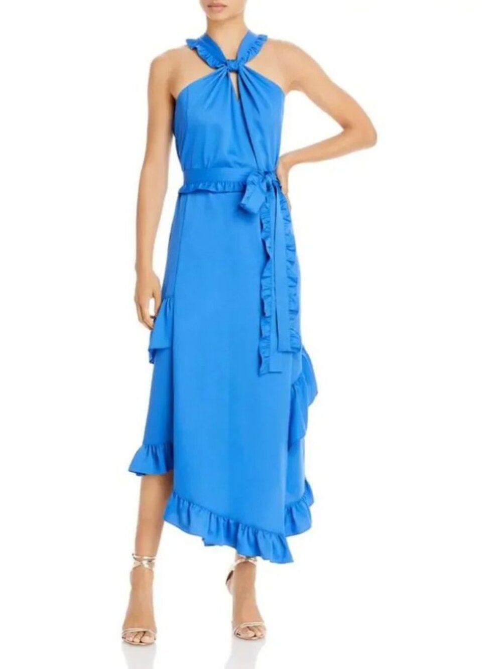 Ivory/White (not blue) NWOT Derek Lam 10 Crosby Dress Sizwe 4